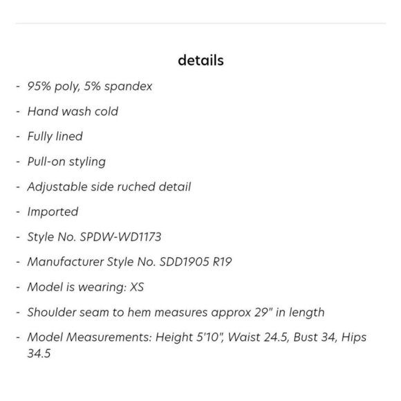 Superdown Cory Ruched Side Dress Green Retail $69 Size S - Picture 10 of 10